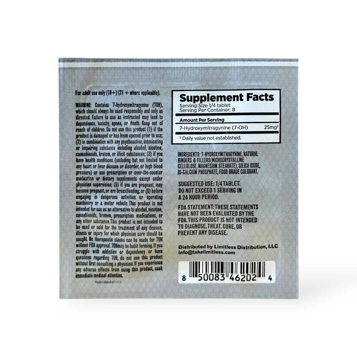limitless platinum 7 hydroxymitragynin tablets 100mg 2ct back 94650 limitless platinum 7 hydroxymitragynin tablets 100mg 2ct back 94650