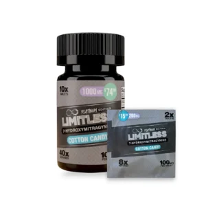 limitless platinum 7 hydroxymitragynine cotton candy tablets 100mg set 54986