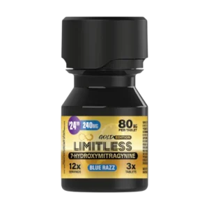 limitless gold edition 7oh kratom extract tablets blue razz 240mg 3ct 80mg tab photoroom.png